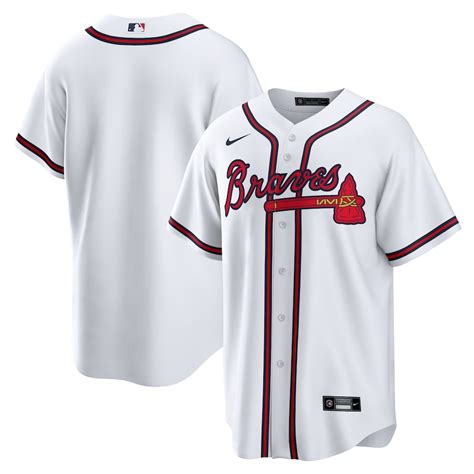 men's atlanta braves nike white home replica team jersey|Men's Atlanta Braves Nike White Home Replica Custom Jersey.